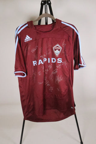 Colorado Rapids 2007 Team-Signed Burgundy Adidas Jersey -- Full Roster | LSM COA