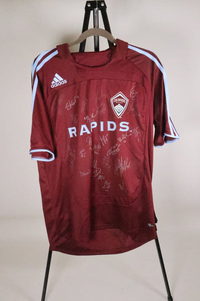Colorado Rapids 2007 Team-Signed Burgundy Adidas Jersey -- Full Roster | LSM COA