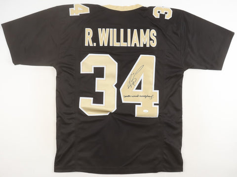 Ricky Williams Signed New Orleans Saints Jersey Ins "Smoke Weed Everyday" (JSA)
