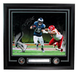Saquon Barkley Signed/Auto 16x20 Photo Philadelphia Eagles Framed PSA 200015