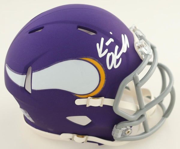 Kevin O'Connell Signed Minnesota Vikings Mini-Helmet (JSA COA) 24 Coach o/t Year