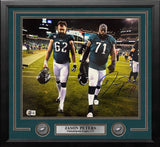 Jason Peters w/ Kelce Philadelphia Eagles Autographed 11x14 Framed Photo Beckett