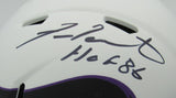 Fran Tarkenton HOF Signed/Inscribe Vikings Lunar Eclipse Mini Helmet JSA 159052