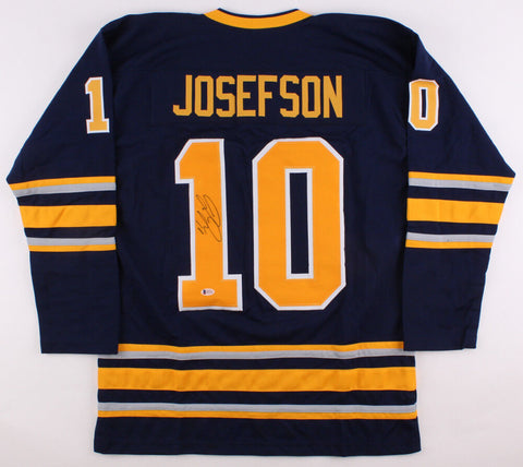 Jacob Josefson Signed Sabres Jersey (Beckett COA) Playing career 2007-present
