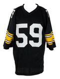 Jack Ham Signed Black Custom Pro Style Football Jersey HOF 88 BAS ITP
