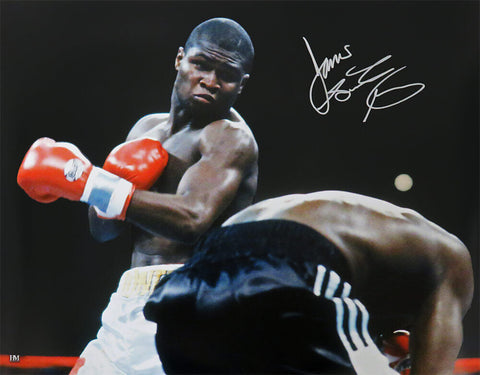 James Toney Signed Boxing 16x20 Photo w/Lights Out - (SCHWARTZ SPORTS COA)