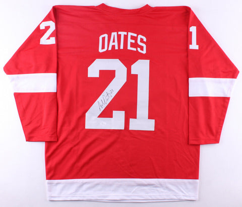 Adam Oates Signed Detroit Red Wings Jersey (JSA COA) Playing career 1985-2004
