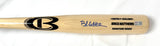Brice Matthews Autographed Blonde Cooperstown Bat Baseball Bat - Tristar *Blue