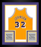FRMD Magic Johnson Los Angeles Lakers Signed Mitchell and Ness Authentic Jersey