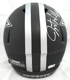 Javonte Williams Signed Dallas Cowboys F/S Eclipse Speed Helmet- Beckett W Holo