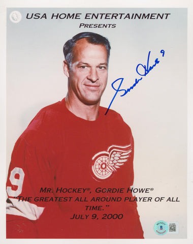 Red Wings Gordie Howe Authentic Signed 8x10 Photo Autographed BAS #BL44858