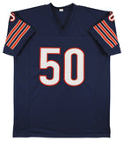 Mike Singletary "HOF 98" Authentic Signed Navy Blue Pro Style Jersey JSA Witness