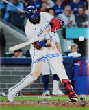 Vladimir Guerrero Jr. Signed 16x20 Vertical ALCS Batting Photo BAS Witnessed