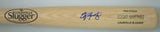Mariners EDGAR MARTINEZ Signed Louisville Slugger Name Engraved Blonde Bat AUTO