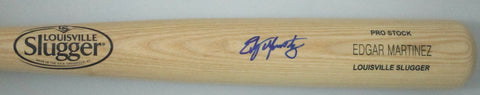 Mariners EDGAR MARTINEZ Signed Louisville Slugger Name Engraved Blonde Bat AUTO