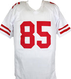 George Kittle Autographed White Pro Style Jersey-Beckett W Hologram *Black