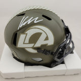 KYREN WILLIAMS SIGNED LA RAMS STS SPEED MINI HELMET BECKETT QR