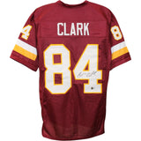 Gary Clark Autographed/Signed Pro Style Red XL Jersey Beckett Witness 51842