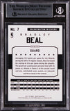 Wizards Bradley Beal Authentic Signed 2015 Hoops #7 Card Autographed BAS Slabbed