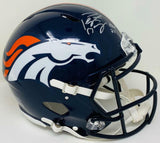 PEYTON MANNING Autographed "HOF 21" Denver Broncos Authentic Helmet FANATICS