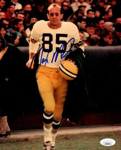 Packers MAX McGEE (d) Signed 8X10 Photo #2 AUTO - 5 x NFL Champ - GBP HOF - JSA