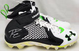 Russell Wilson Autographed Under Armor Cleats Seahawks Size 12.5 RW Holo 42126