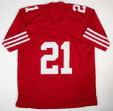 Frank Gore Signed San Francisco 49ers Career Stat Jersey (JSA COA) 5xPro Bowl RB