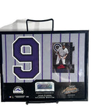 Juan Pierre Autographed Framed Jersey Patch & Card Colorado Rockies COA LE 19/75