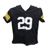 Barry Foster Autographed/Signed Pro Style XL Black Jersey Beckett 41021