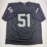 Autographed/Signed Malcolm Koonce Las Vegas Oakland Black Jersey JSA COA