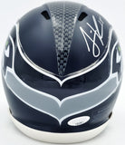 Jermaine Kearse Autographed Seattle Seahawks Blue Mini Helmet MCS Holo #12051