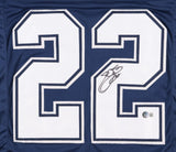 Emmitt Smith Signed Dallas Cowboys Jersey (Beckett) NFL All-Time Rushing Leader