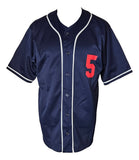 Freddie Freeman Atlanta Signed Navy Blue Baseball Jersey JSA
