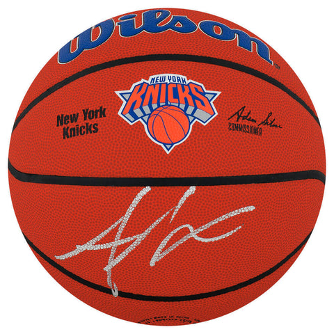 Amar'e (Amare) Stoudemire Signed Wilson NY Knicks Logo NBA Basketball - (SS COA)