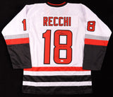 Mark Recchi Signed Carolina Hurricanes Jersey Inscribed "HOF 2017" (JSA COA) R W