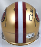 Dre Greenlaw Autographed San Francisco 49ers Speed Mini Helmet - Beckett W Holo