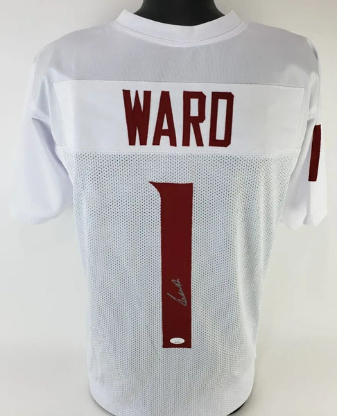 Cameron Ward Signed Washington State Cougars Jersey JSA COA/ Miami Hurricanes QB