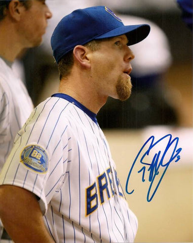 Milw Brewers Outfielder GEOFF JENKINS Signed 8x10 Photo #3 AUTO
