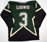 Craig Ludwig Signed Dallas Stars Jersey (Beckett) 2xStanley Cup Champion/Defense