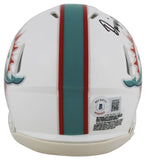 Dolphins Dwight Stephenson "HOF 98" Signed Speed Mini Helmet BAS Witnessed
