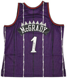 RAPTORS TRACY MCGRADY AUTOGRAPHED PURPLE AUTHENTIC M&N JERSEY XXL BECKETT