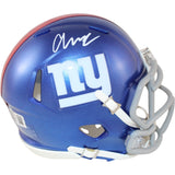 Abdul Carter Autographed/Signed New York Giants Mini Helmet Beckett 51260