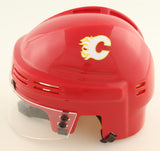 Theo Fleury Signed Calgary Flames Mini Helmet (Beckett) 1989 Stanley Cup Champs