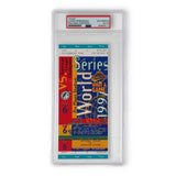 Livan Hernandez Signed 1997 World Series Ticket Inscribed 97 WS MVP/ Marlins PSA