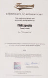 Phil Esposito Signed Team Canada Jersey Inscribed "76 Canada Cup" (Frameworth)
