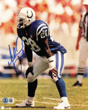 Marshall Faulk Autographed 8x10 Photo Indianapolis Colts Beckett BAS QR #BS32015