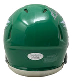 Brandon Graham Signed Eagles Kelly Green Mini Helmet JSA w/ Super Bowl 59 Case