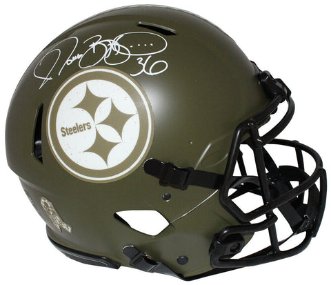 Jerome Bettis Signed Pittsburgh Steelers Authentic Salute Helmet Beckett 40589