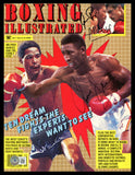 Arguello, Pryor & Hitman Hearns Autographed Boxing Illustrated Magazine Beckett