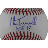 Alan Trammell Autographed Detroit Tigers OML Baseball 4 Stat Beckett 49310